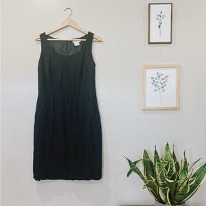 Worthington Navy Blue Linen Mini Dress